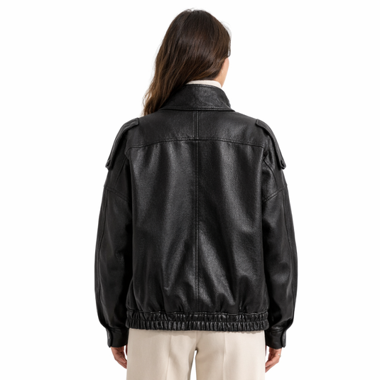 Selina - Faux Leather Jacket